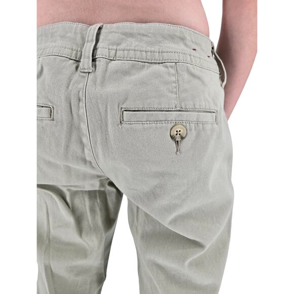 Arizona Jean Co Juniors Sz 5S Short Bootcut Khaki Pants Light Sage Green - Picture 4 of 6